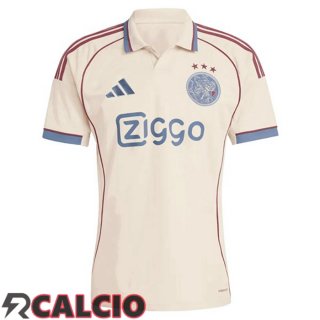 Terza Maglie Calcio AFC Ajax Giallo 2025/2026  Terza Maglie Calcio AFC Ajax Giallo 2025/2026
