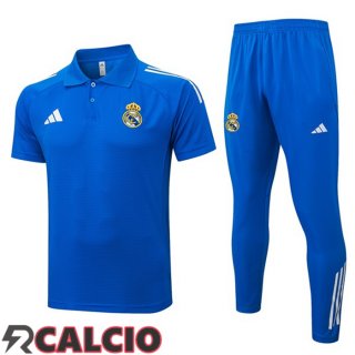 Insieme Polo Real Madrid + Pantaloni Blu 2025/2026