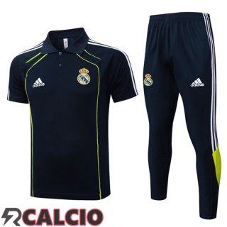 Insieme Polo Real Madrid + Pantaloni Blu Reale 2025/2026