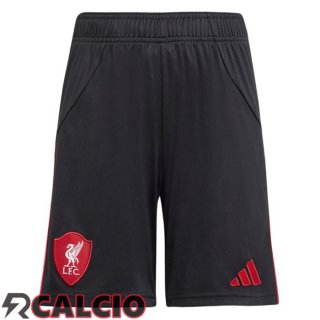 Prima Pantaloncini Calcio FC Liverpool Nero 2025/2026  Prima Pantaloncini Calcio FC Liverpool Nero 2025/2026