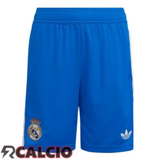 Terza Pantaloncini Calcio Real Madrid Blu 2025/2026