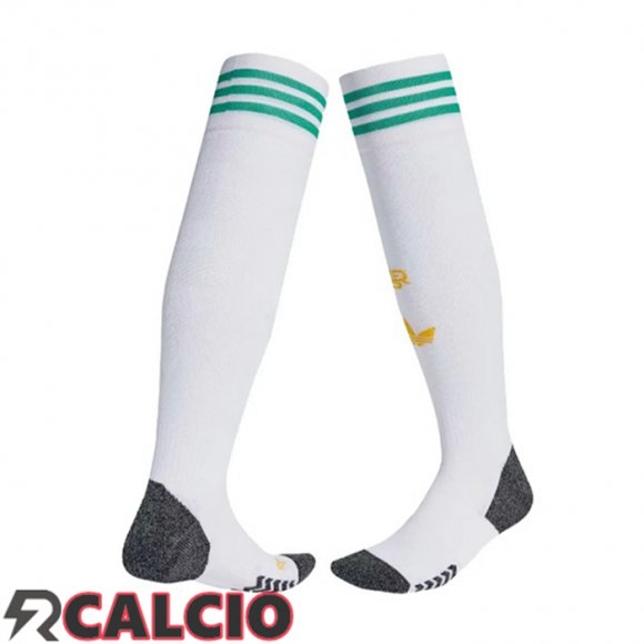 Terza Calzini Calcio AS Roma Bianco 2025/2026  Terza Calzini Calcio AS Roma Bianco 2025/2026