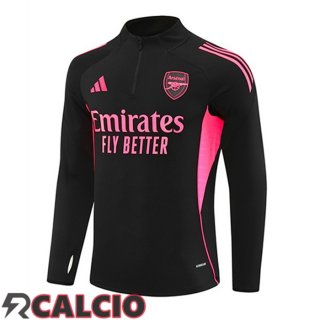 Felpa Allenamento Arsenal Nero 2025/2026  Felpa Allenamento Arsenal Nero 2025/2026