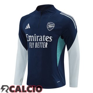 Felpa Allenamento Arsenal Blu Reale 2025/2026  Felpa Allenamento Arsenal Blu Reale 2025/2026