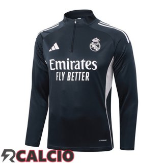 Felpa Allenamento Real Madrid Grigio 2025/2026  Felpa Allenamento Real Madrid Grigio 2025/2026