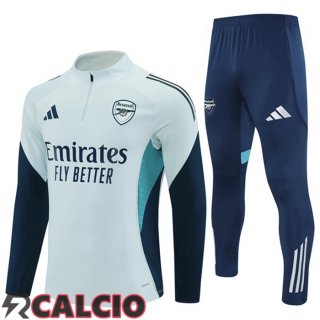 Insieme Tuta Calcio Arsenal Grigio 2025/2026  Insieme Tuta Calcio Arsenal Grigio 2025/2026