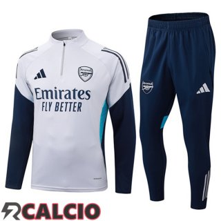 Insieme Tuta Calcio Arsenal Bianco 2025/2026  Insieme Tuta Calcio Arsenal Bianco 2025/2026
