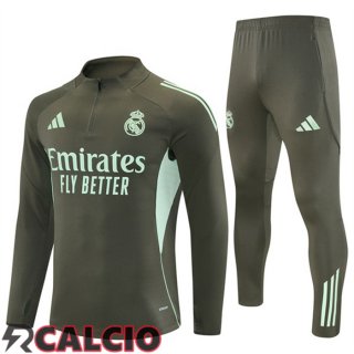 Insieme Tuta Calcio Real Madrid Verde 2025/2026  Insieme Tuta Calcio Real Madrid Verde 2025/2026