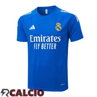 T Shirt Allenamento Real Madrid Blu 2025/2026  T Shirt Allenamento Real Madrid Blu 2025/2026