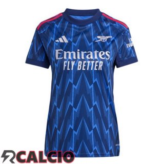 Seconda Maglie Calcio Arsenal Donna Blu Reale 2025/2026