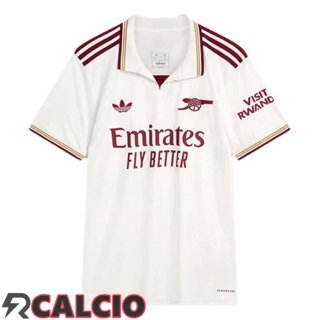 Terza Maglie Calcio Arsenal Bianco 2025/2026