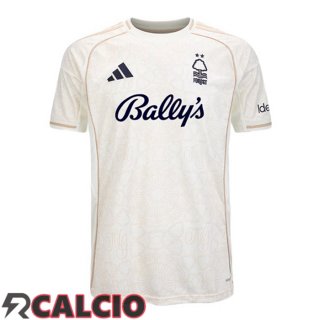 Seconda Maglie Calcio Nottingham Forest Bianco 2025/2026