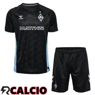 Terza Maglia SV Werder Bremen Bambino Nero 2024/2025