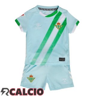 Seconda Maglie Calcio Real Betis Bambino Blu 2025/2026