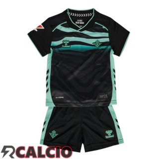 Terza Maglie Calcio Real Betis Bambino Nero 2025/2026