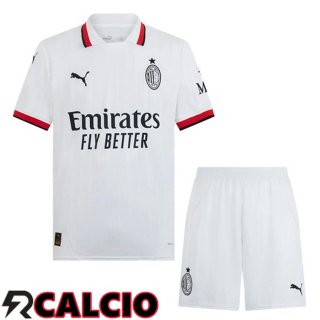 Seconda Maglia AC Milan Bambino Bianco 2024/2025