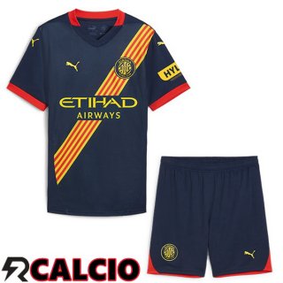 Seconda Maglia Girona Bambino Blu Reale 2024/2025  Seconda Maglia Girona Bambino Blu Reale 2024/2025