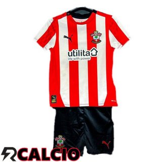 Prima Maglia Southampton FC Bambino Rosso 2024/2025