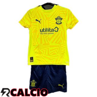 Seconda Maglia Southampton FC Bambino Giallo 2024/2025