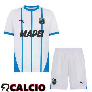 Seconda Maglia US Sassuolo Bambino Bianco 2024/2025