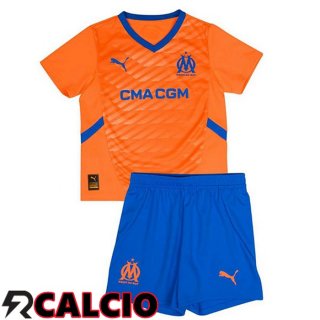 Terza Maglia Marsiglia OM Bambino Arancia 2024/2025