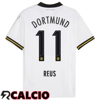Seconda Maglia Dortmund BVB (Reus 11) Bianco 2024/2025  Seconda Maglia Dortmund BVB (Reus 11) Bianco 2024/2025