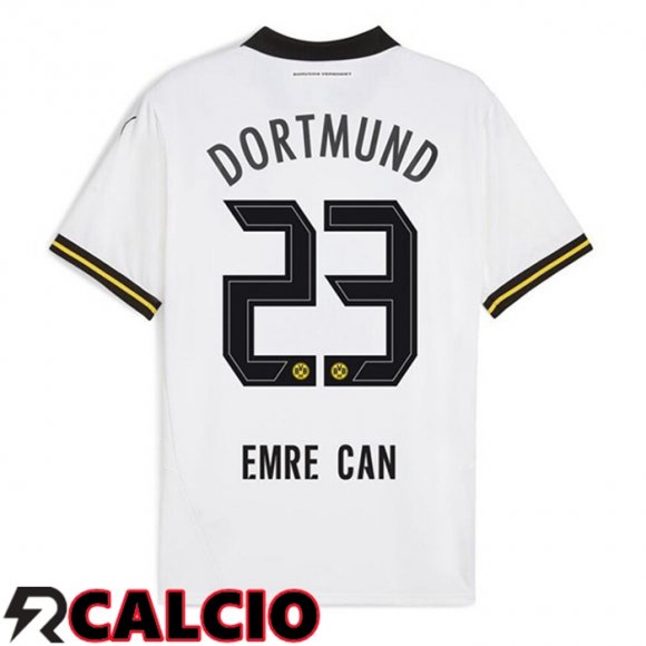 Seconda Maglia Dortmund BVB (Emre Can 23) Bianco 2024/2025  Seconda Maglia Dortmund BVB (Emre Can 23) Bianco 2024/2025