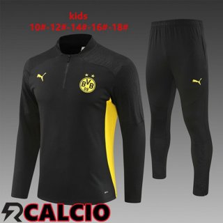 Insieme Tuta Calcio Dortmund BVB Bambino Nero 2024/2025  Insieme Tuta Calcio Dortmund BVB Bambino Nero 2024/2025