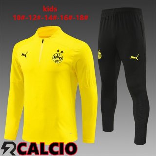 Insieme Tuta Calcio Dortmund BVB Bambino Giallo 2024/2025  Insieme Tuta Calcio Dortmund BVB Bambino Giallo 2024/2025
