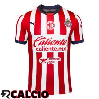 Prima Maglia CD Guadalajara Rosso Bianco 2024/2025