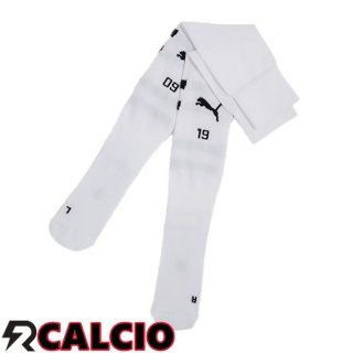 Seconda Calzini Calcio Dortmund BVB Bianco 2024/2025