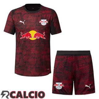 Terza Maglie Calcio RB Leipzig Bambino Marrone 2025/2026  Terza Maglie Calcio RB Leipzig Bambino Marrone 2025/2026