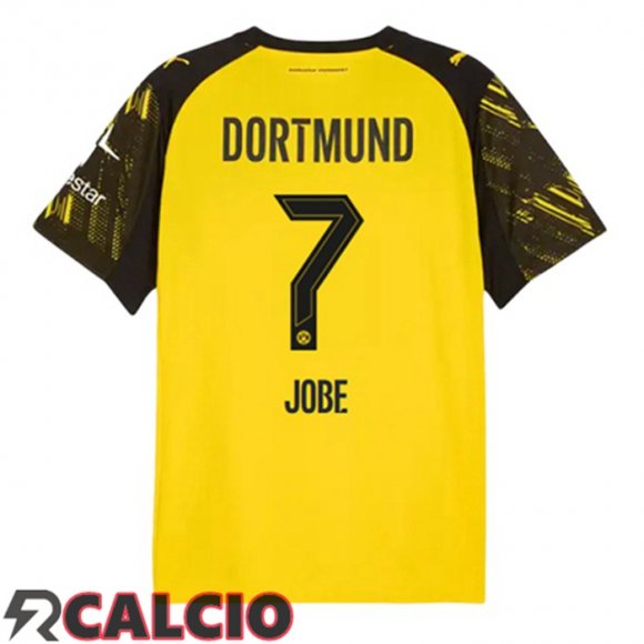 Prima Maglia Dortmund BVB (Jobe 7) Giallo 2025/2026  Prima Maglia Dortmund BVB (Jobe 7) Giallo 2025/2026