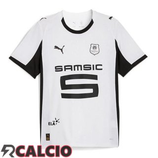 Seconda Maglie Calcio Stade Rennais Bianco 2025/2026  Seconda Maglie Calcio Stade Rennais Bianco 2025/2026