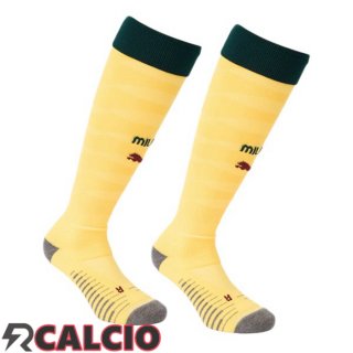 Terza Calzini Calcio AC Milan Giallo 2025/2026