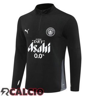 Felpa Allenamento Manchester City Nero 2025/2026  Felpa Allenamento Manchester City Nero 2025/2026