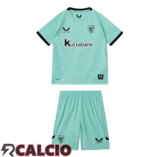 Terza Maglie Calcio Athletic Club Bambino Verde 2025/2026