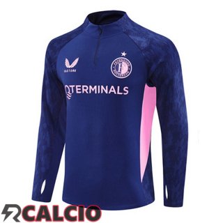Felpa Allenamento Feyenoord Blu Reale 2025/2026