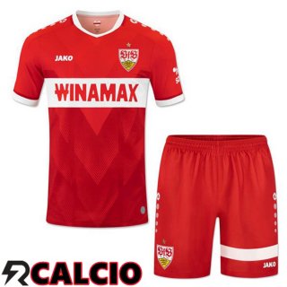 Seconda Maglia VfB Stuttgart Bambino Rosso 2024/2025  Seconda Maglia VfB Stuttgart Bambino Rosso 2024/2025