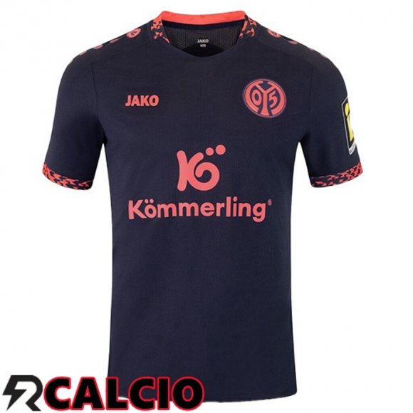 Seconda Maglia FSV Mainz 05 Nero 2024/2025  Seconda Maglia FSV Mainz 05 Nero 2024/2025
