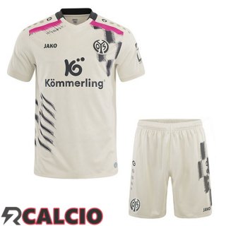 Terza Maglie Calcio FSV Mainz 05 Bambino Bianco 2025/2026  Terza Maglie Calcio FSV Mainz 05 Bambino Bianco 2025/2026