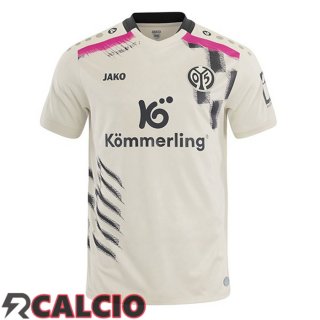 Terza Maglie Calcio FSV Mainz 05 Bianco 2025/2026  Terza Maglie Calcio FSV Mainz 05 Bianco 2025/2026