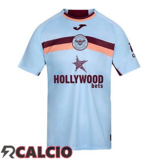 Terza Maglie Calcio Brentford FC Blu 2025/2026  Terza Maglie Calcio Brentford FC Blu 2025/2026