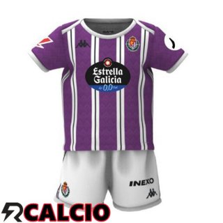 Prima Maglia Real Valladolid Bambino Viola 2024/2025  Prima Maglia Real Valladolid Bambino Viola 2024/2025