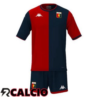 Prima Maglia Genoa CFC Bambino Rosso Blu 2024/2025