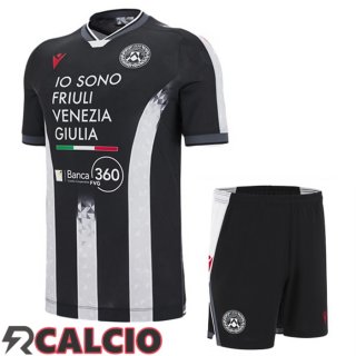 Prima Maglie Calcio Udinese Calcio Bambino Nero 2025/2026