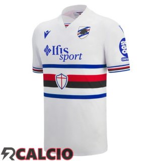 Seconda Maglie Calcio UC Sampdoria Bianco 2025/2026  Seconda Maglie Calcio UC Sampdoria Bianco 2025/2026