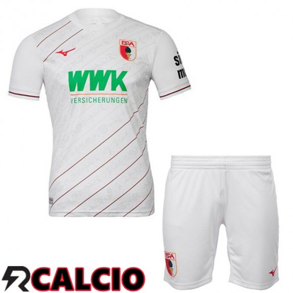 Prima Maglia FC Augsburg Bambino Bianco 2024/2025