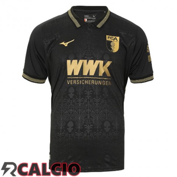 Terza Maglie Calcio FC Augsburg Nero 2025/2026  Terza Maglie Calcio FC Augsburg Nero 2025/2026