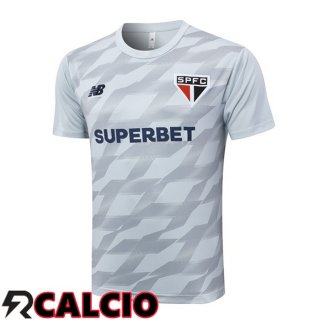 T Shirt Allenamento Sao Paulo FC Grigio 2024/2025